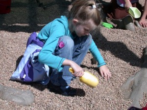 Digging for dinosaur bones