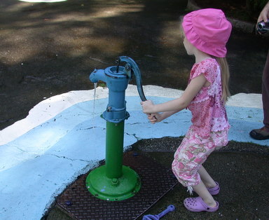 Pump at a water park